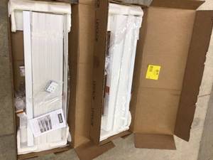 (2 units) Levolor 2 Inch Faux Wood Blinds Open box