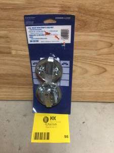 Prime-Line 3 in. dia., Case-Hardened Steel. Pulley with Straps and Axle Bolts (2-pack)