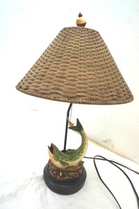 lot 3 image: matching fish lamps