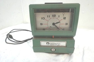 lot 73 image: Acroprint time clock