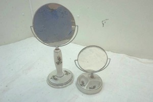 lot 107 image: vintage mirrors