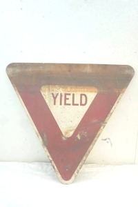 lot 110 image: 33 Yield sign