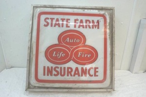 lot 112 image: State Farm sign-double sided