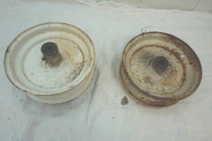 lot 118 image: 9 tire rims