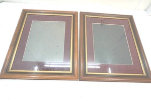 lot 141 image: framed and matted picture frames