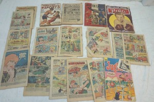 lot 144 image: vintage magazines and comic books