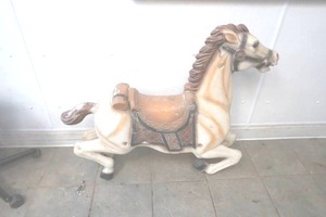 lot 171 image: jumping horse with no frame
