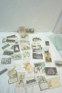 lot 198 image: assortment of old postcards