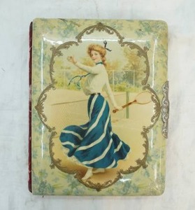 lot 215 image: vintage photo album with old photos