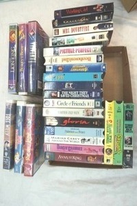 lot 216 image: VHS movies