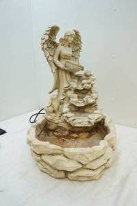 lot 229 image: angel molded water fountain