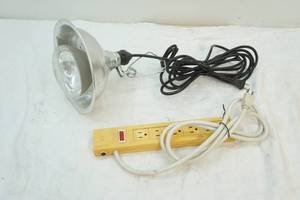 lot 260 image: heat lamp and surge protector