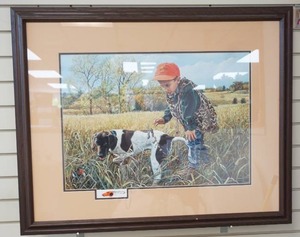 lot 261 image: framed and matted Wallie Brandt print