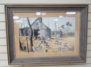 lot 264 image: framed and matted L. Anderson print