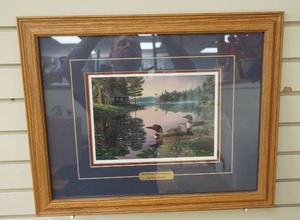 lot 269 image: framed and matted Kim Norlien print