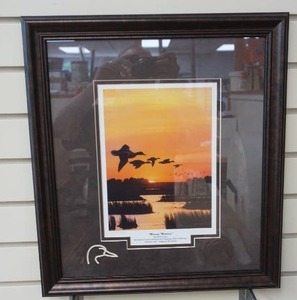 lot 270 image: framed and matted Mark Kness print