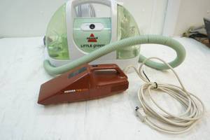 lot 294 image: Bissell Little Green carpet cleaner and Hoover Help-Mate