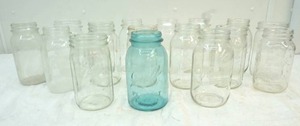 lot 301 image: Mason canning jars