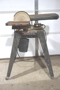 lot 318 image: Searscraftsman blet sanderbench sander