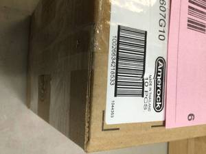 Amerock Davenport 6-516 in (160 mm) Center-to-Center Satin Nickel Drawer Pull (10 units) open box