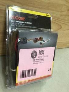 CURT Custom Vehicle-Trailer Wiring Harness, 4-Way Flat Output, Select Jeep Grand Cherokee, Quick Electrical Wire T-Connector Open box