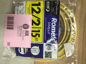 Southwire 15 ft. 122 Solid Romex SIMpull CU NM-B WG Wire