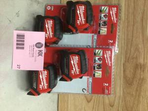 Milwaukee - 48-22-0125G - 25 ft. Magnetic Tape Measure - 2-Pack (2 units) open box