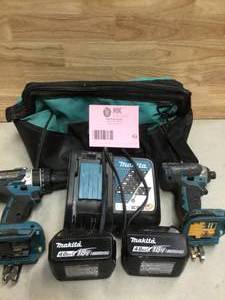 Makita 18-Volt 5.0 Ah LXT Lithium-Ion Compact Brushless Cordless 12 in. Hammer Driver-Drill Kit