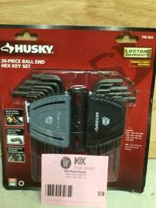 Husky SAEMetric Ball End Hex Key Set (26-Piece)