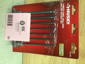 Husky Long Ball End Bit Socket Set Metric (7-Piece)