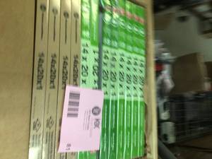 HDX 14 in. x 20 in. x 1 in. Standard Pleated Air Filter FPR 5 ( 12 units) open box