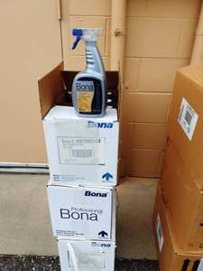 1-Box Of 6 & 2-Boxes Of 8 Each Bona Brand Hardwood Floor Cleaner