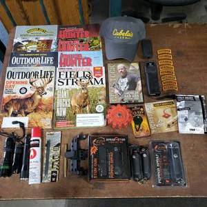 Outdoor Life Survival Guide On CD, Magazines, Pepper Spray, Off The Grid Security, Flashlights, Military Pen, Ranger Patches