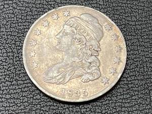 lot 53 image: 1835 Capped Bust Half Dollar