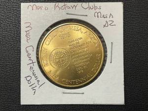lot 19 image: 1978 Mesa Centennial Dollar Token