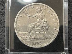 lot 24 image: 1877-S Trade Dollar