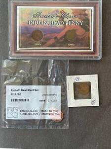 lot 42 image: Indian Head and Lincoln Cents