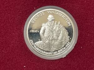 lot 48 image: 1982-S Goerge Washington Commemorative Silver Half Dollar