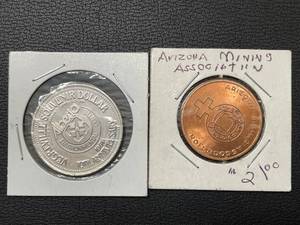 lot 76 image: Alberta and Arizona Tokens