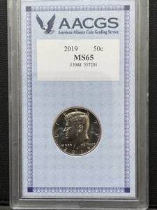 lot 84 image: 2019-P Kennedy Half Dollar MS65
