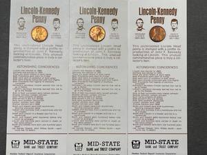 lot 95 image: 1972-D Lincoln-Kennedy Cents Uncirculated