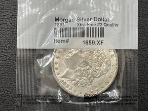 lot 100 image: 1883 Morgan Dollar Extra Fine