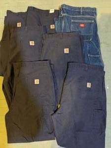 lot 11 image: 6 Pairs Carhartt Dungaree (46 x 30)