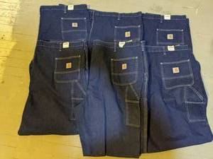 lot 12 image: 6 Pairs Carhartt Carpenter (50 x 32)