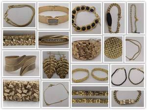 lot 26 image: Huge Lot of 1970s-1980s Vintage Deadstock Jewelry-Gold-Plated Earrings, Rings, Necklaces, and More