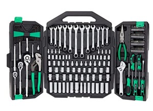 lot 3 image: NEW Amazon Brand Denali 170 Piece All-Purpose Tool Kit and Socket Set