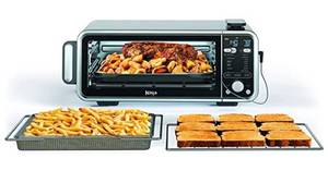 lot 14 image: NEW Ninja Foodi Smart 13-in 1 Dual Heat Air Fry Countertop Oven