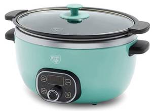 lot 16 image: NEW Green Life Cook Duo Healthy Ceramic Nonstick Slow Cooker