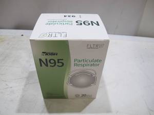 lot 934 image: NIOSH FLTR N95 Particulate Respirators - 20 PACK
