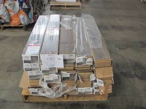 lot 620 image: Roughly 425 Sq Ft (25 Boxes) of Mohawk Westmere Scraped Oak Laminate Flooring